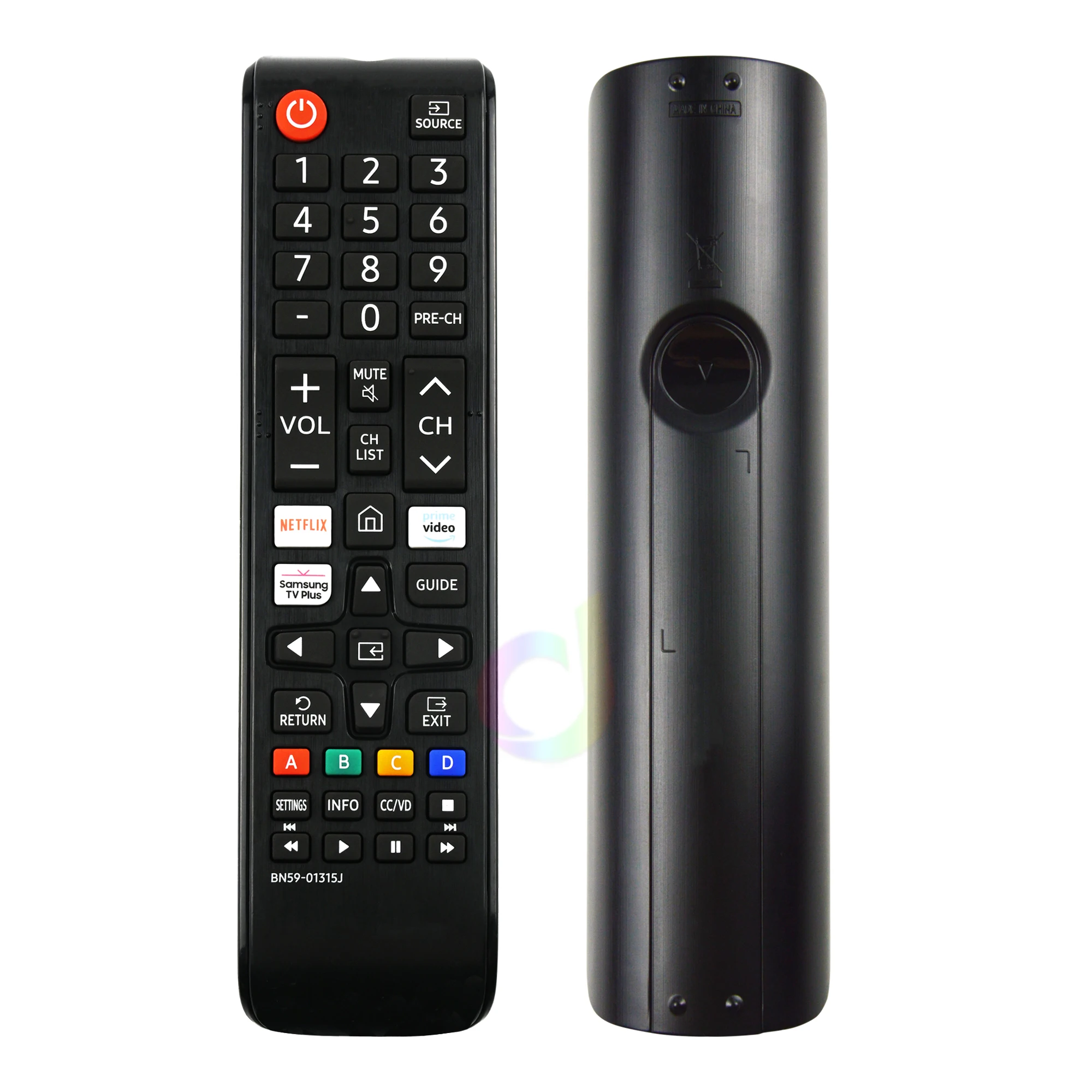 Universal Remote Control BN59-01315J for Samsung 4K 8K Uhd TV with Netflix Prime Video Samsung TV Plus Hot keys