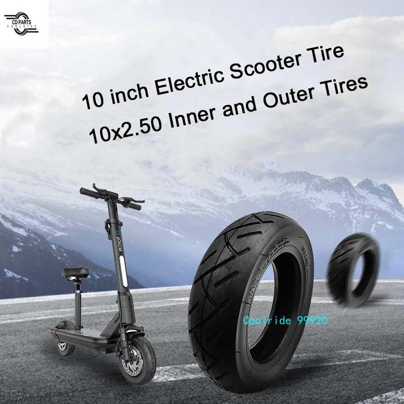 

Coolride 10x2.50 Tires 10 Inch Electric Scooter High Quality Outer Smart Skateboard Balance Bike Thickened Inner Tube