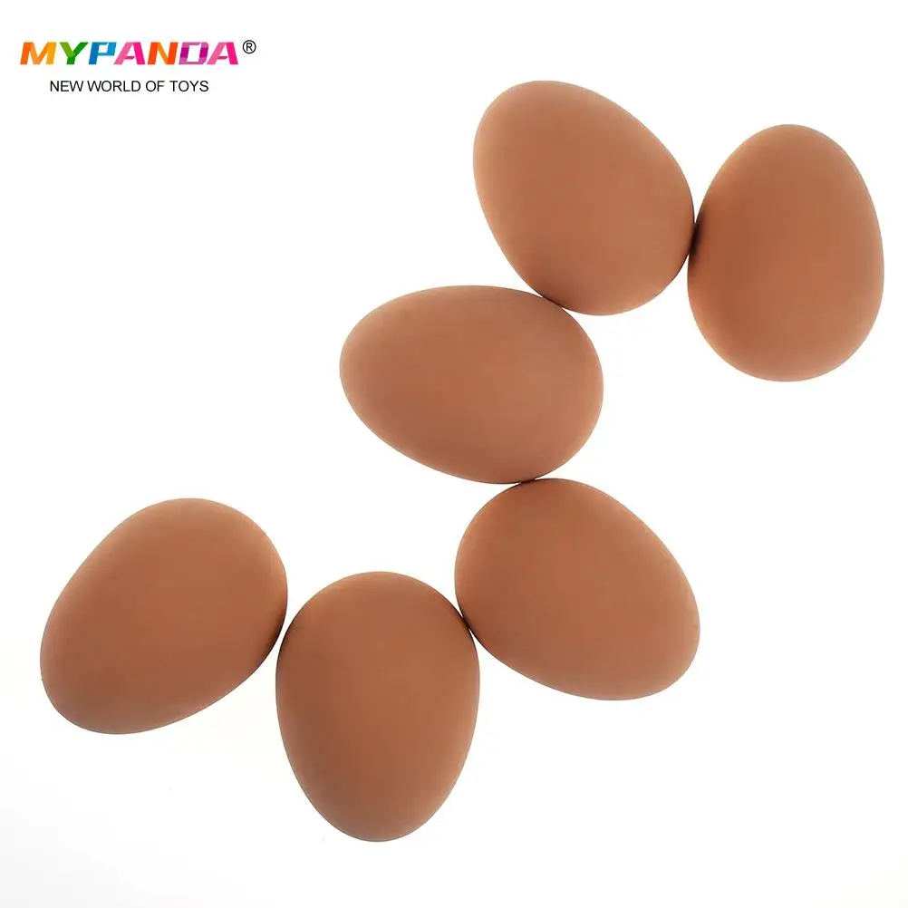 

Good Quality 1 Pcs Novelty Bouncy Eggs Realistic Fake Rubber Bouncing Balls Pet Toy Prank Joke Toy