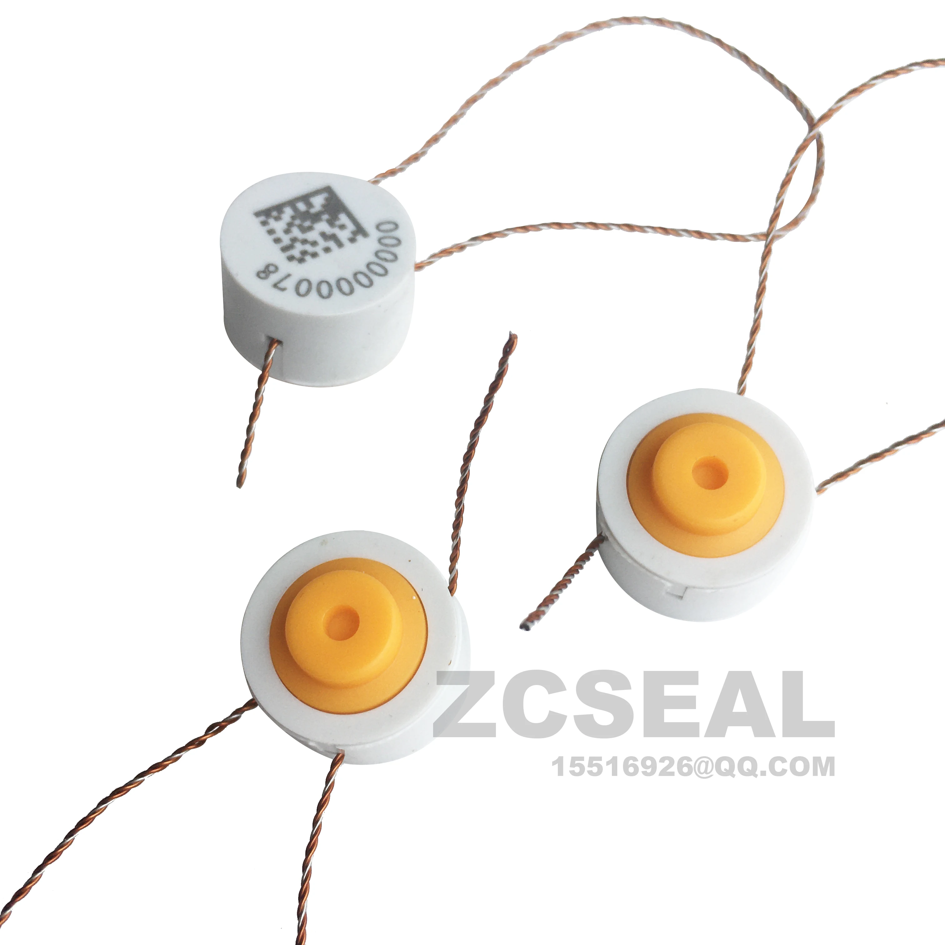100piece Snap Closure Meter Seal High quality Factory Price  , Water meter Seal , QR code ，Security Plastic Seals anti-fake