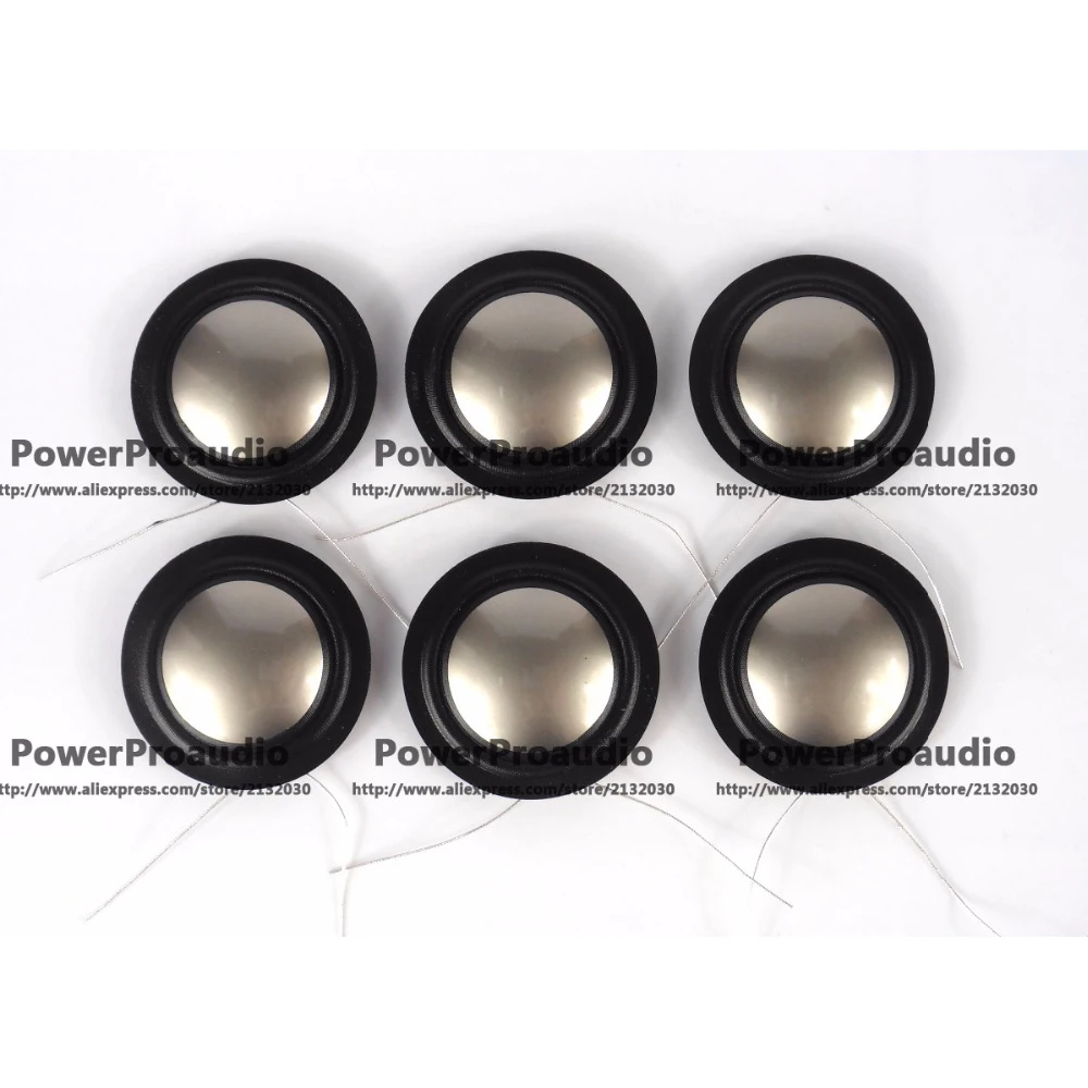 

6pcs 25.4mm 25.5mm (1") silk+Titanium diaphragm dome Tweeters voice coil menbrance 8ohm 1inch