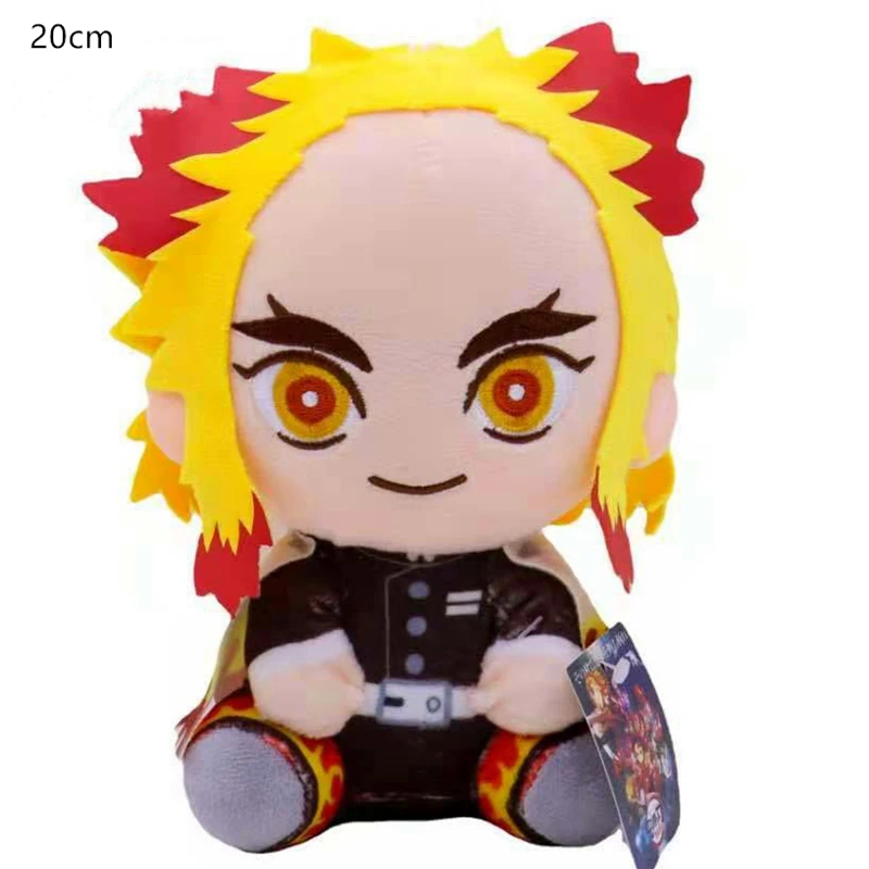 Demon Killer Plush Toy, Kimetsu No Yaiba, Kamado Tanjirou, Tomioka Giyuu, Agatsuma Zenitsu, Douma Sabito, Original Gift, 20cm