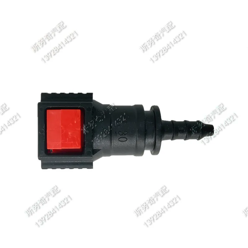 6.30 ID4 180 degree plastic connector auto Fuel line quick connector fittings 2PCS a lot