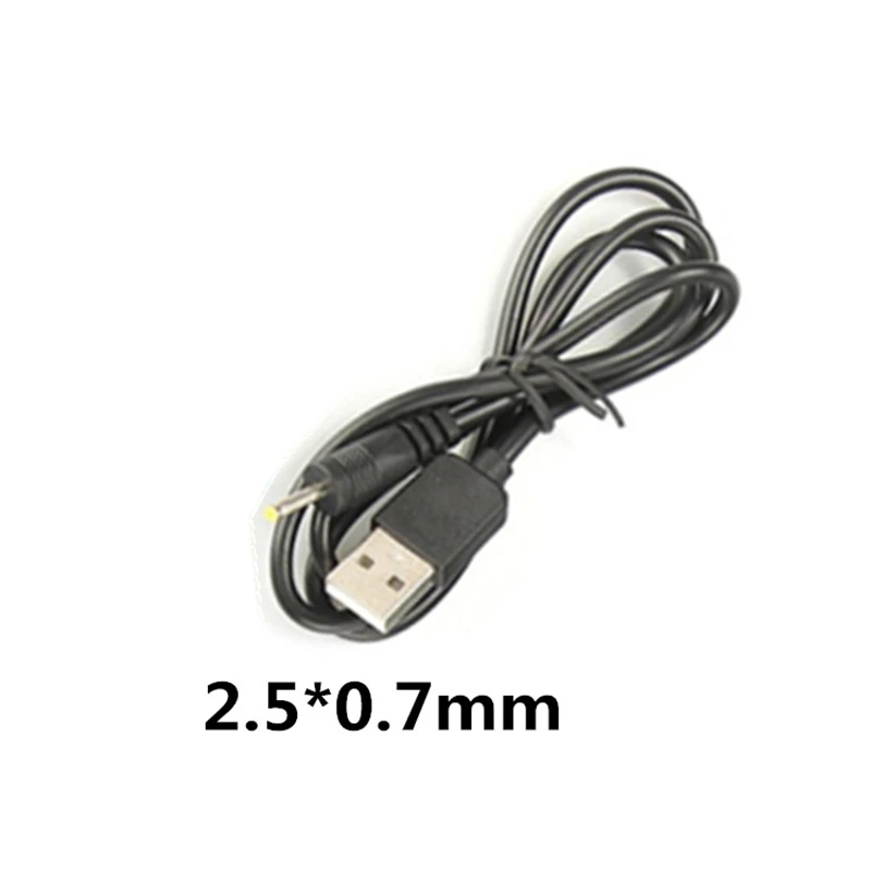 1PCS DC Power Adapter Plug USB Port to DC Jack 2.5x0.7 3.5*1.35 4.0*1.7 5.5x2.1 5.5x2.5mm 5V Power Cable Connecting Line