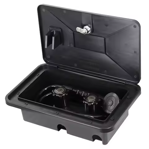 RV Shower Box Kit for RV Camper Trailer Boat Marine Yacht Motorhome Caravan Accessories external Wall shower Exterior Shower Kit