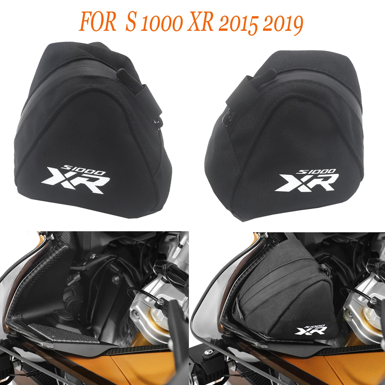 

FOR BMW S1000XR S 1000 XR 2015 2016 2017 2018 2019 Motorcycle Wind Deflector Bag Pockets Waterproof Tool Placement Bags