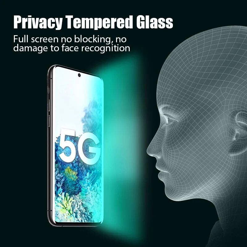 Anti Spy Screen Tempered Protector for Galaxy A50 A70 A40 A30S A20 A10 Glass for Samsung A51 A71 5G A41 A31 A21S A11 Glass Film