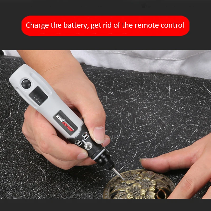 Rechargeable Variable Speed Mini Grinder Set USB Charging Electric Drill Engraving Pen Rotary Tools Kit for Polished Carving