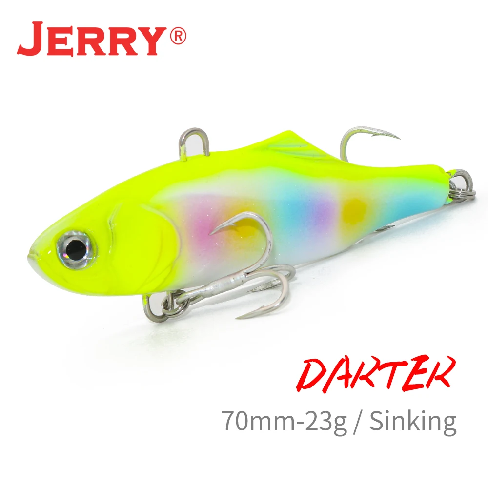 Jerry Darter 1pcs 7cm 23g Sinking VIB Blade Vibration Casting Hard Bait Artificial Sea Freshwater Fishing Lures