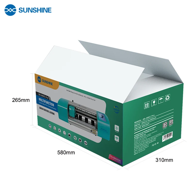 Sunshine SS-890C PRO Max 16 Inch Intelligent Film Cutter For Mobile phone IPad Tablet Notebook Protect Protective Tape Cut Tool