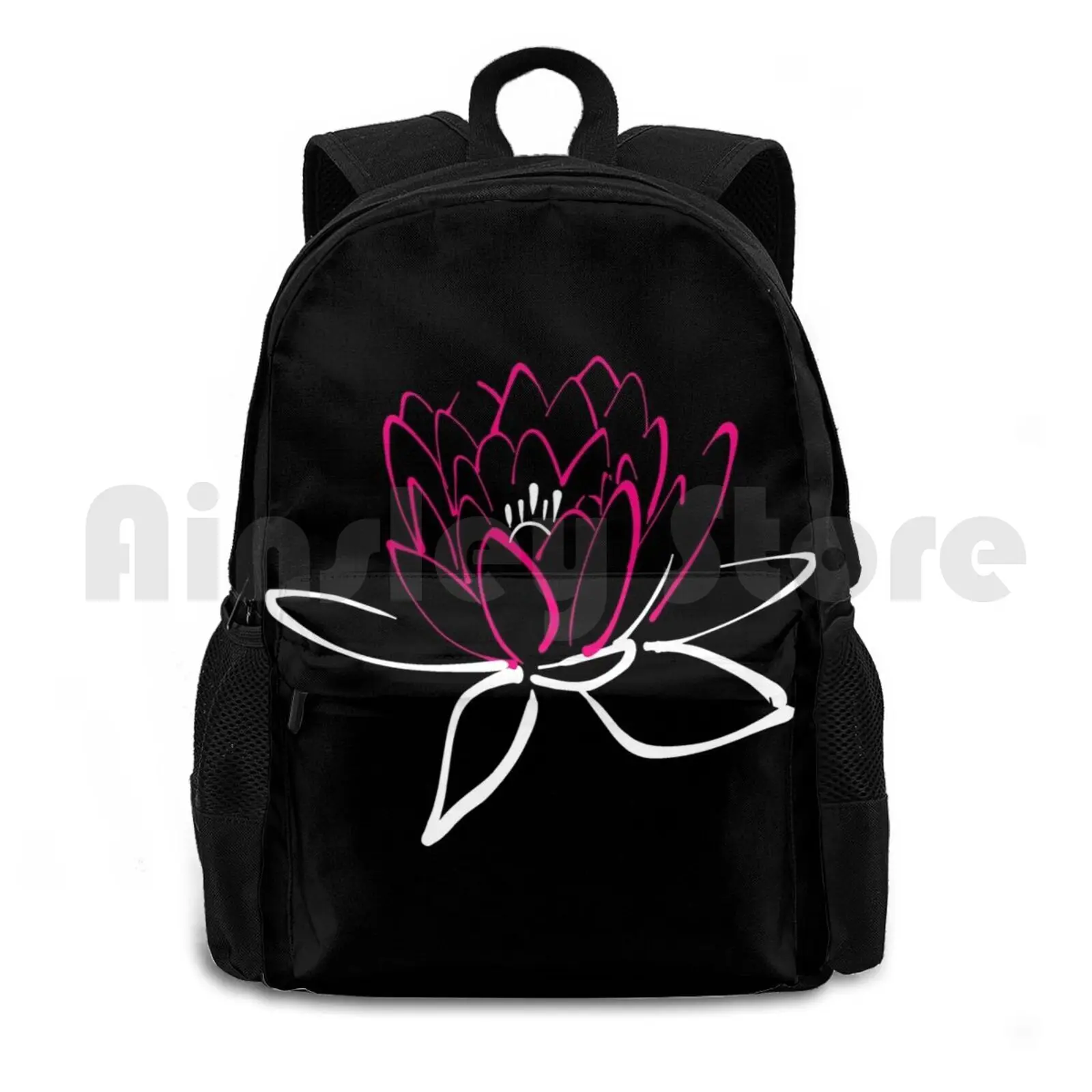 

Gift Of Nature-Beautiful Water Lily Outdoor Hiking Backpack Riding Climbing Sports Bag Nature Lover Flowers Lover Water Lily