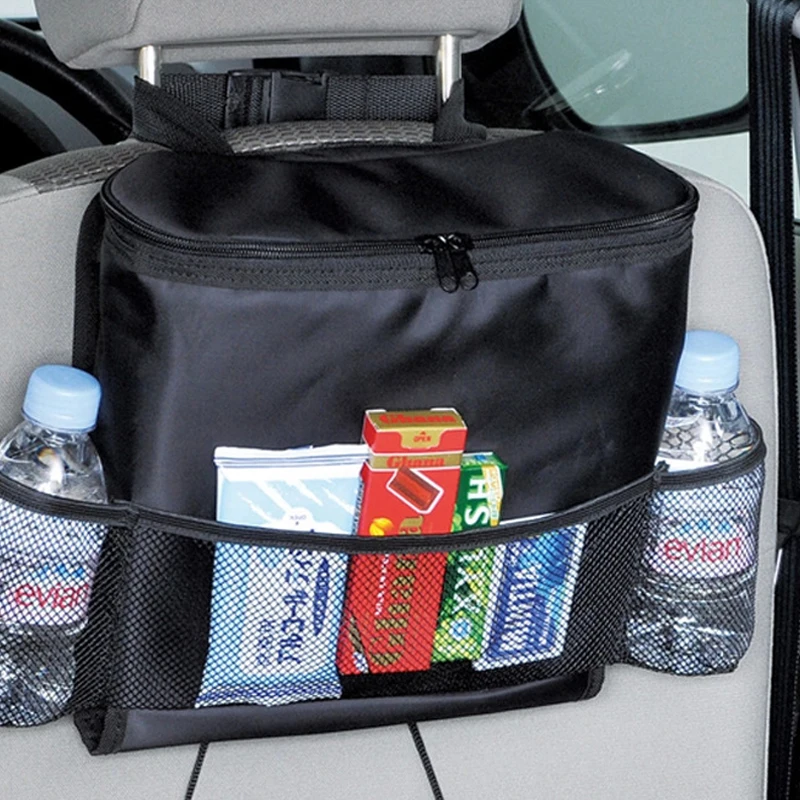 Car Seat Storage Universal Organizer Insulation Backseat Stowing Storage Bag Tidying Picnic Cooling Bag Shopping Cart Seat