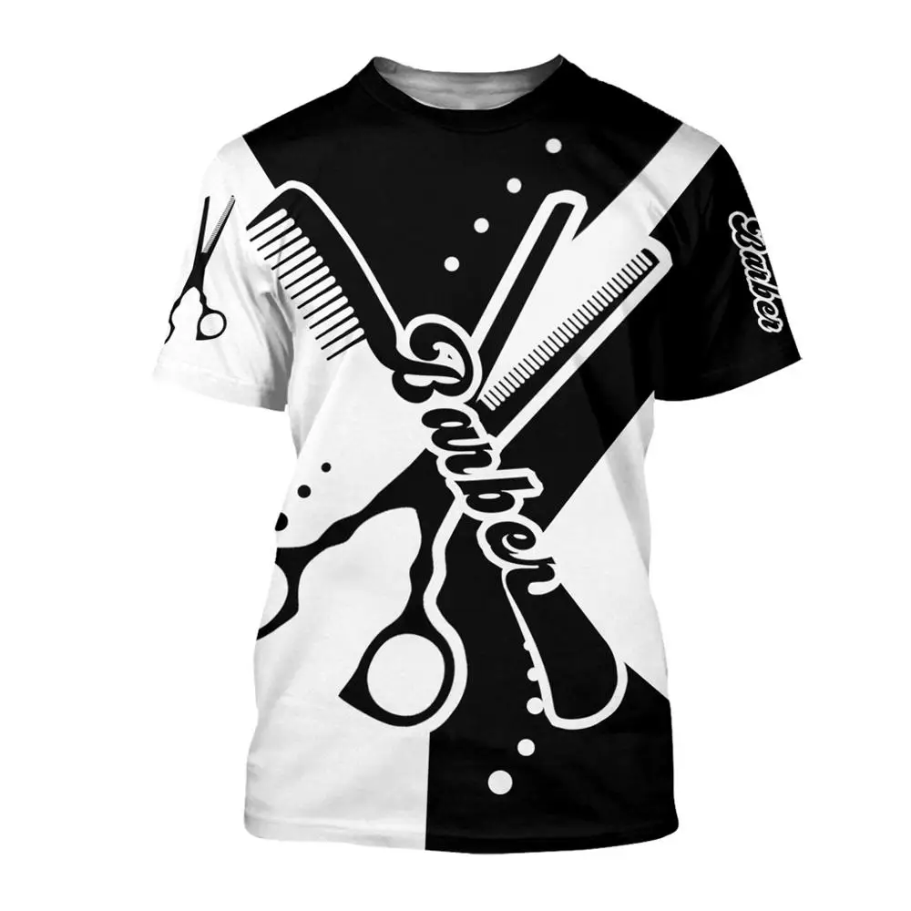 2020 Summer Men t shirt Cool Barber Artist 3D Printed Harajuku short Sleeve shirts Unisex Casual t-shirt tops Drop shipping