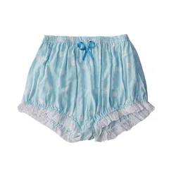 Pantaloncini di zucca carini ragazza carina nuvola di cotone stampa di frutta pantaloncini di foglie di loto Cosplay bloomers da donna raro per amante del pannolino ddlg