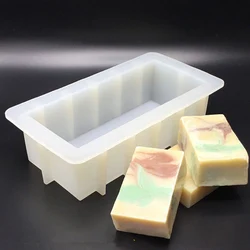 Cuboid Soap Mold DIY Handcraft Silicone Molds For Soap Practical Soap Making Tool Silicone Forms Soap Mold moldes de silicona