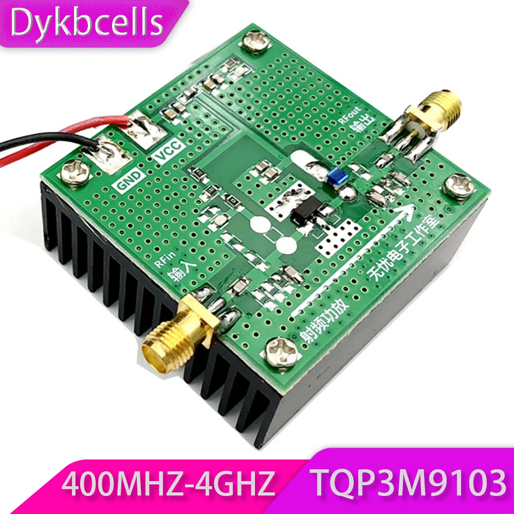 

Dykbcells 400MHZ-4GHZ 1W Power Amplifier development board TQP3M9103 hing linearity RF amplifier FOR 2.4G WIFI HAM radio TS