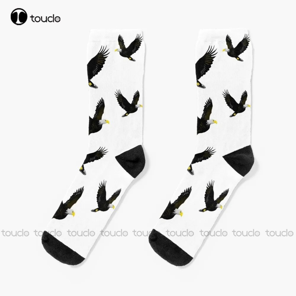 The Power Of An Eagle Socks Unisex Adult Teen Youth Socks Personalized Custom 360° Digital Print Hd High Quality  Christmas Gift