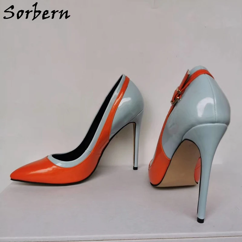 Sorbern moda przepuszczalność pcv Slingback pompy buty damskie wysoki obcas buty designerskie kobiety luksusowe 2020 rozmiar 12 obcasy