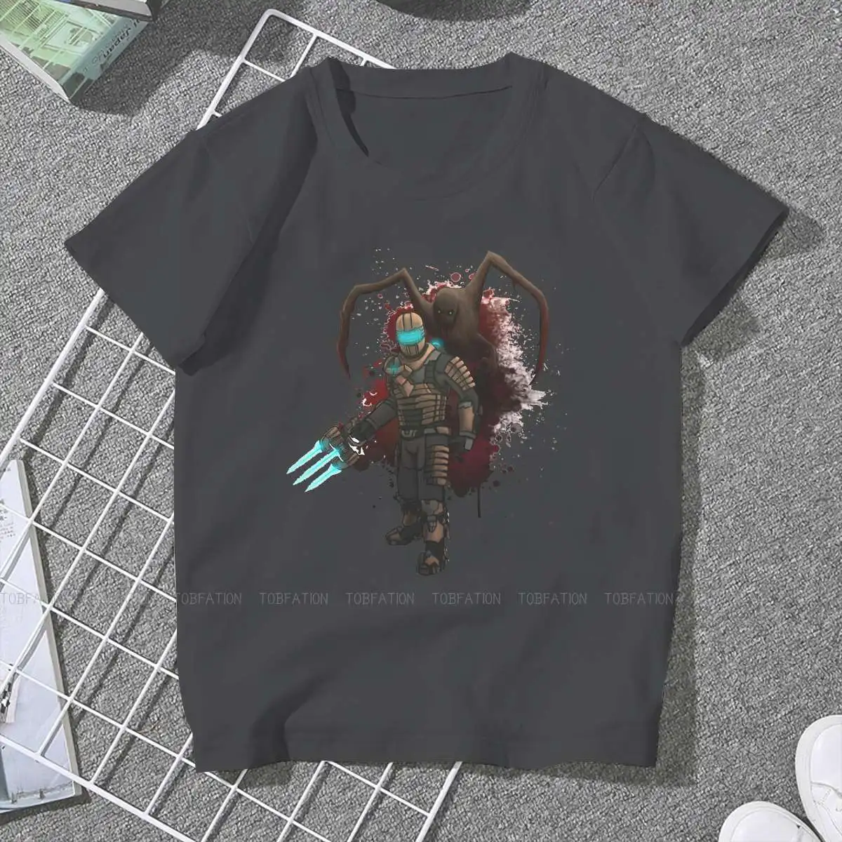 Isaac Clarke Feminine Clothes Dead Space Video Game T-shirt Kawaii Vintage Female Blusas