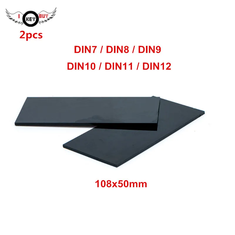 I KEY BUY 2pcs/Lot Black / Tansparent Color Glass DIN7 DIN8 DIN9 DIN10 DIN11 DIN12 108x50mm Arc Welding Protection Glass Filter