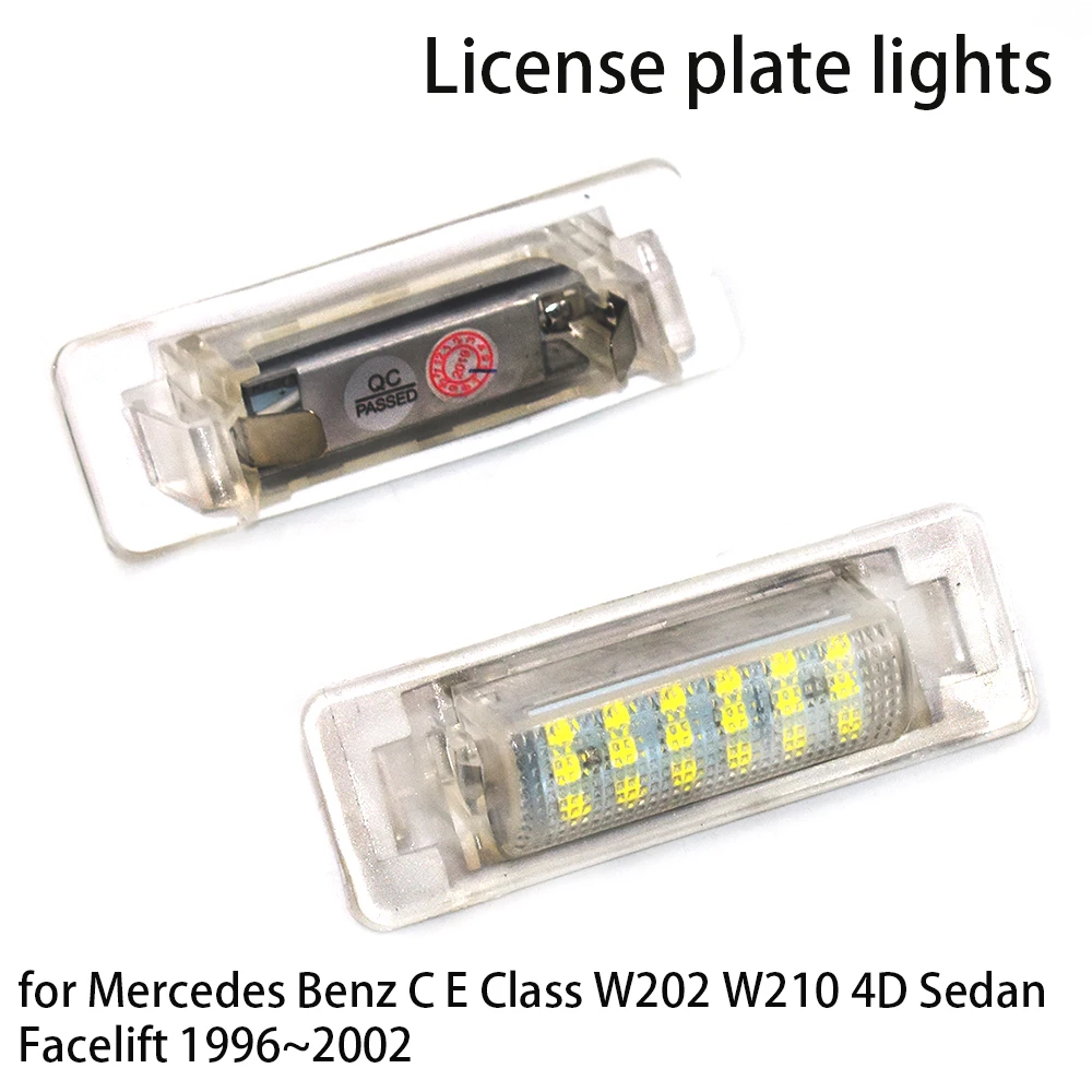 

Car Number License Plate Light Lamp LED Lights for Mercedes Benz E S SL CLA Class W212 W221 W231 R231 W222 C117 W117 S212