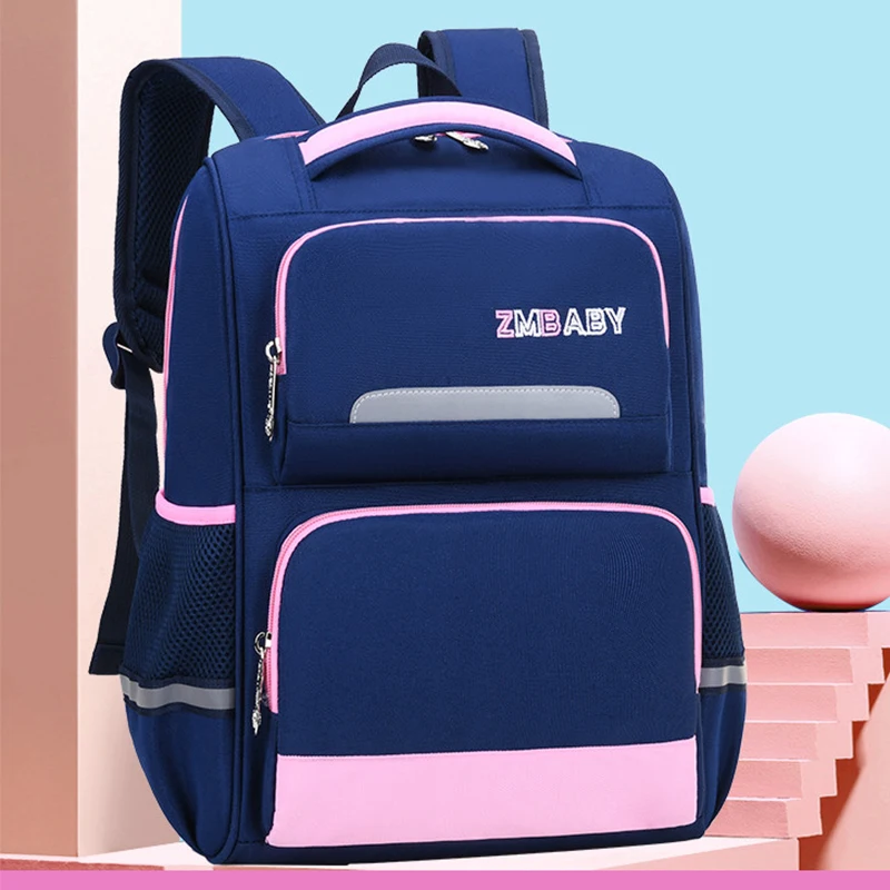 

Kids Multifunction School Backpacks Children Orthopedic School Bags for Girls Boys Korean Reflective Strip Waterproof Bookbag