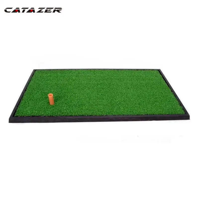 

Catazer 33x63cm Backyard Golf Training Mat Golf Mats Golf Training Indoor Practice Mini Golf Hitting Mat Golf Swing Trainer