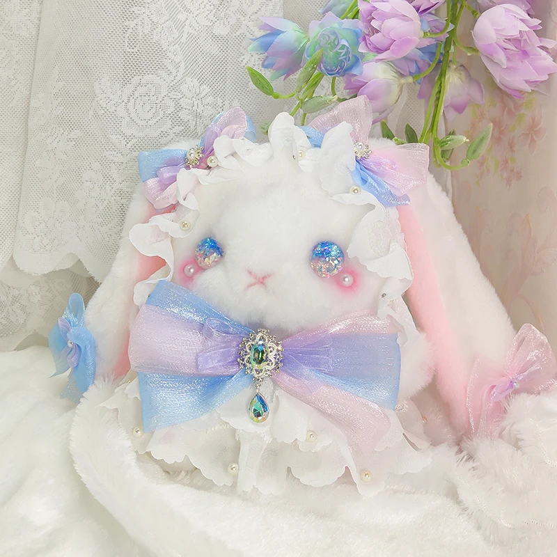 Lolita rabbit  package inclined hand bag for dolls cute Lolita present bowknot pearl