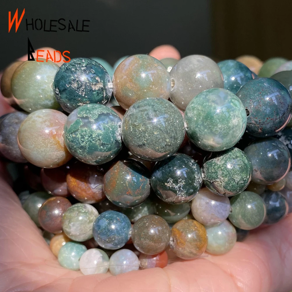 Natuursteen Kralen 4 6 8 10mm Tijgeroog Lava Amazoniet Turkoois Agaat Jaspers Kralen Voor Sieraden Maken DIY armband Ketting