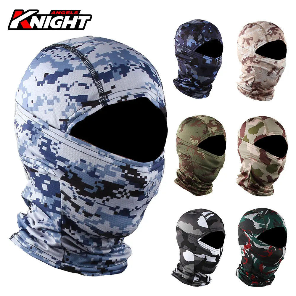 

HEROBIKER Motorcycle Face Mask Camouflage Balaclava Tactical Motorbike Full Face Shield Hunting Helmet Cap Moto Mask Washable