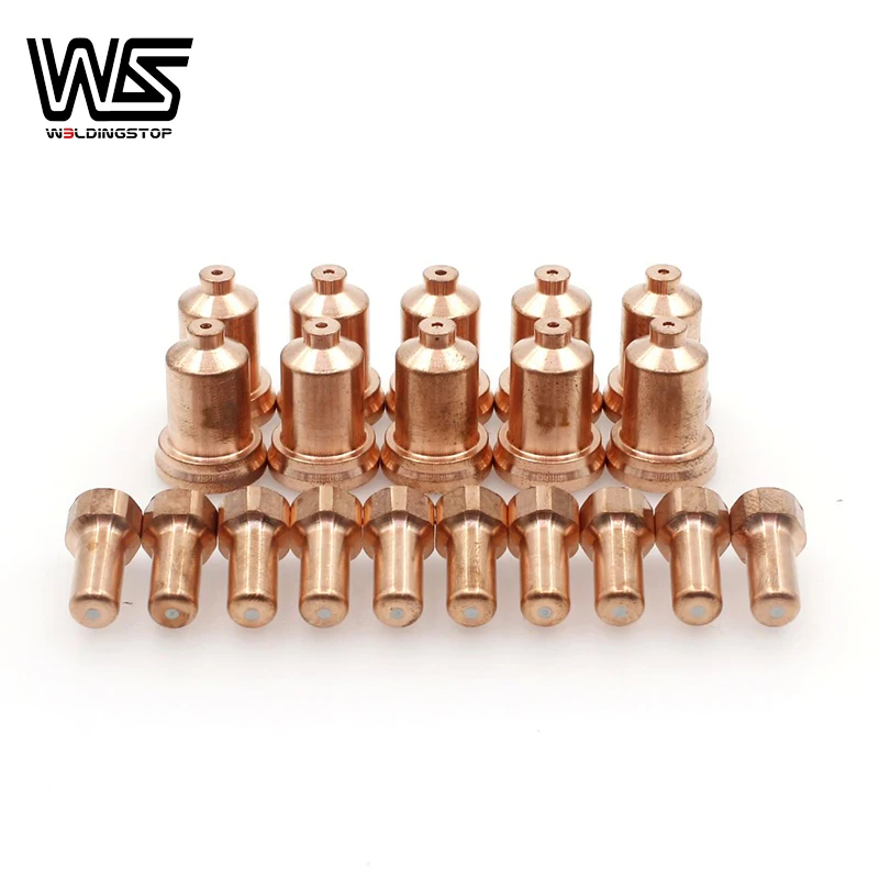 Electrode Contact Tip/Nozzle 1.1mm for PTM80 PTM-80 IPT-80 PT80 Plasma Cutter Torch Consumables PKG/20