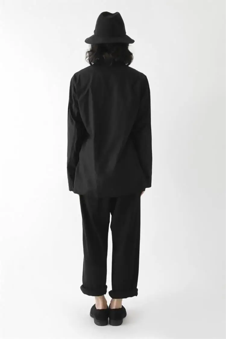 

Мужская рубашка с высоким воротником, Свободная Повседневная рубашка с длинным рукавом, с воротником-шарфом, в темноте, для улицы, новинка на весну и осень