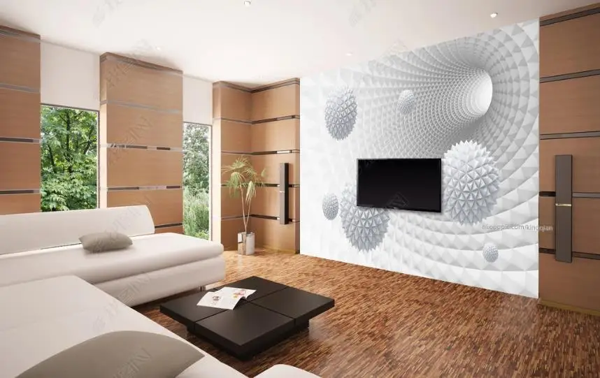 Custom Mural Wallpaper 3D Stereoscopic Modern creativity Abstract tunnel Painting Living Room TV Sofa Bedroom Wallpaper