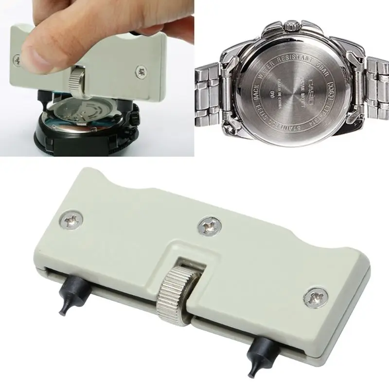 

Watch Back Case Opener Portable Adjustable Watch Spanner Cover Remover Screw Watchmaker Open Battery Change Repair Tool