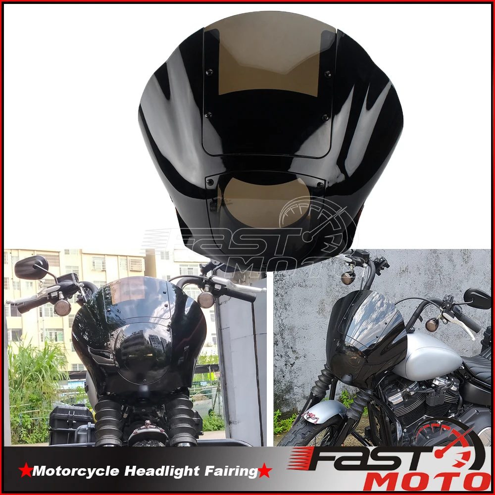 

Motorcycle Headlight Quarter Fairing Windshield Hardware For Harley Dyna Softail Sportster XL FXD FXLR FXBB FXST 1986-2021