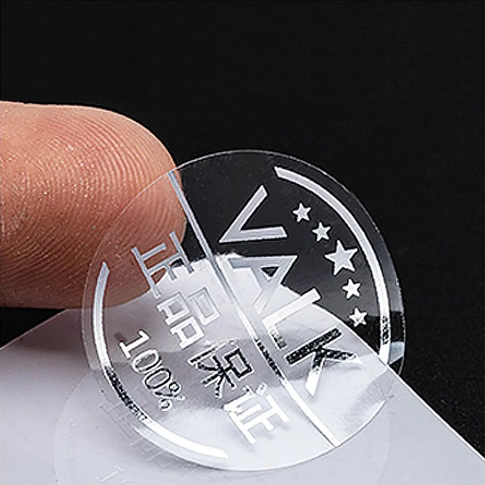 

Custom Transparent Printing Silver Paper Stickers For Box Round Silver Fashion Logo Stickers Tag Customized