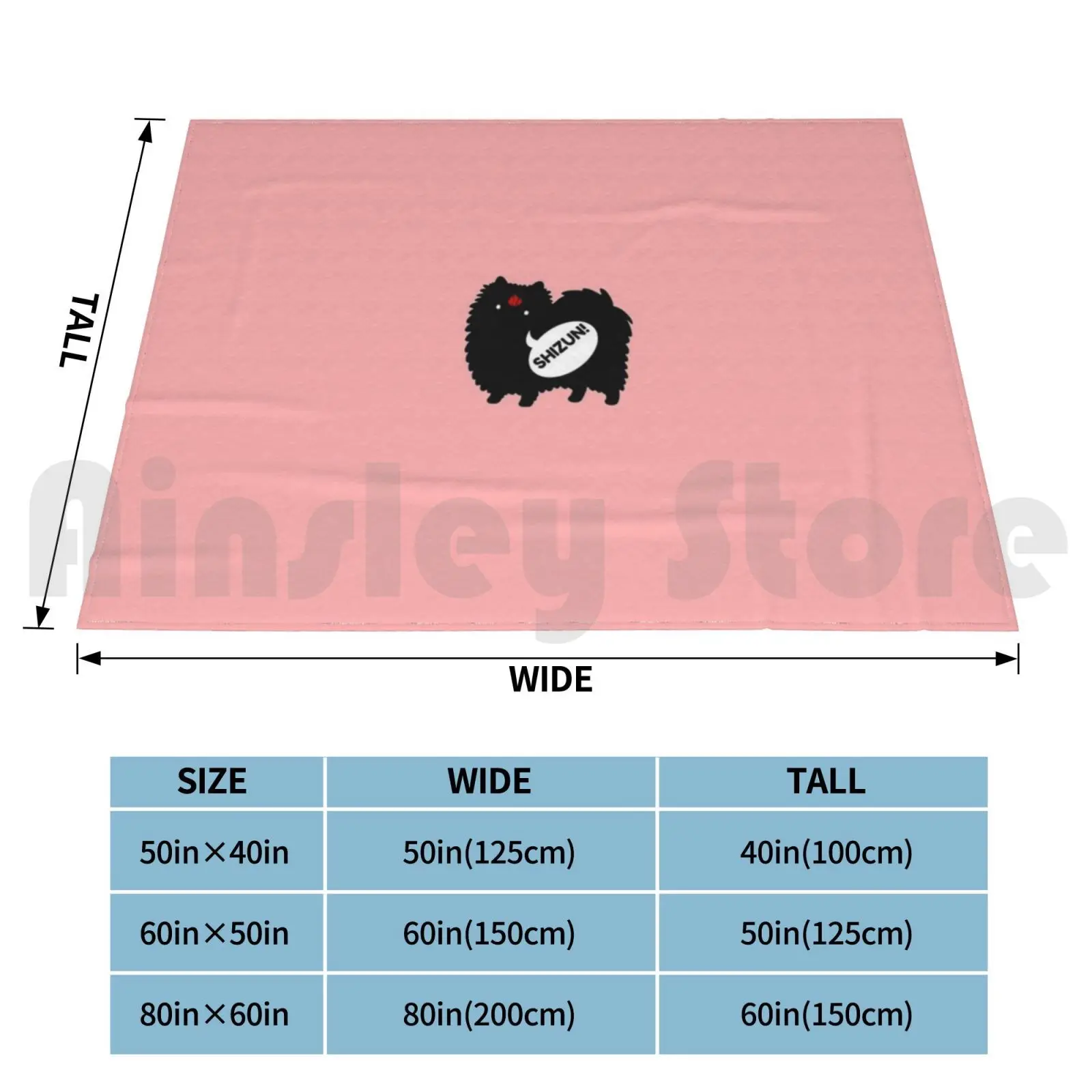 Pomeranian Luo Binghe Svsss Blanket For Sofa Bed Travel Bingqiu Luo Binghe Shen Qingqiu Mobei Jun Shang Qinghua