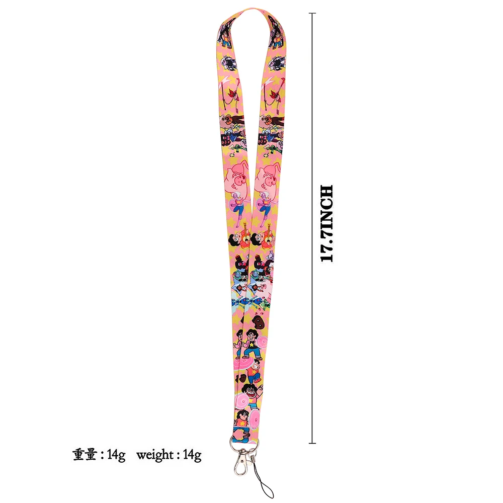 ER1398 Anime Lanyard For Key Neck Strap Cartoon Lanyard Card ID Badge Holder Key Chain Key Holder Hang Rope Key Rings Kids Gifts