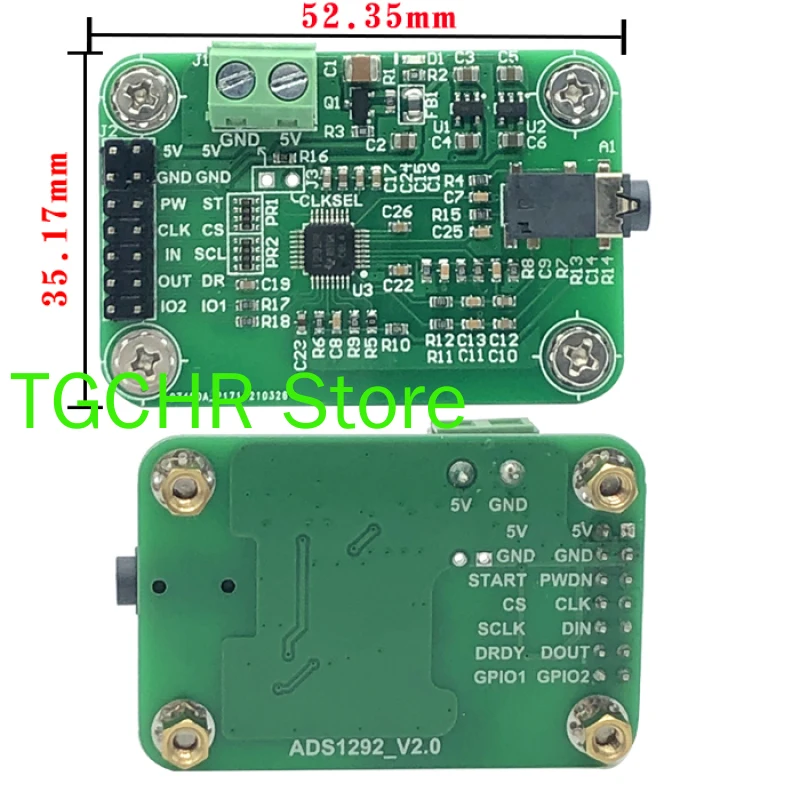 ADS1292 Module ADS1292R ECG Front-end Dual Channel 24 Bit ADC Collects ECG Respiratory Impedance