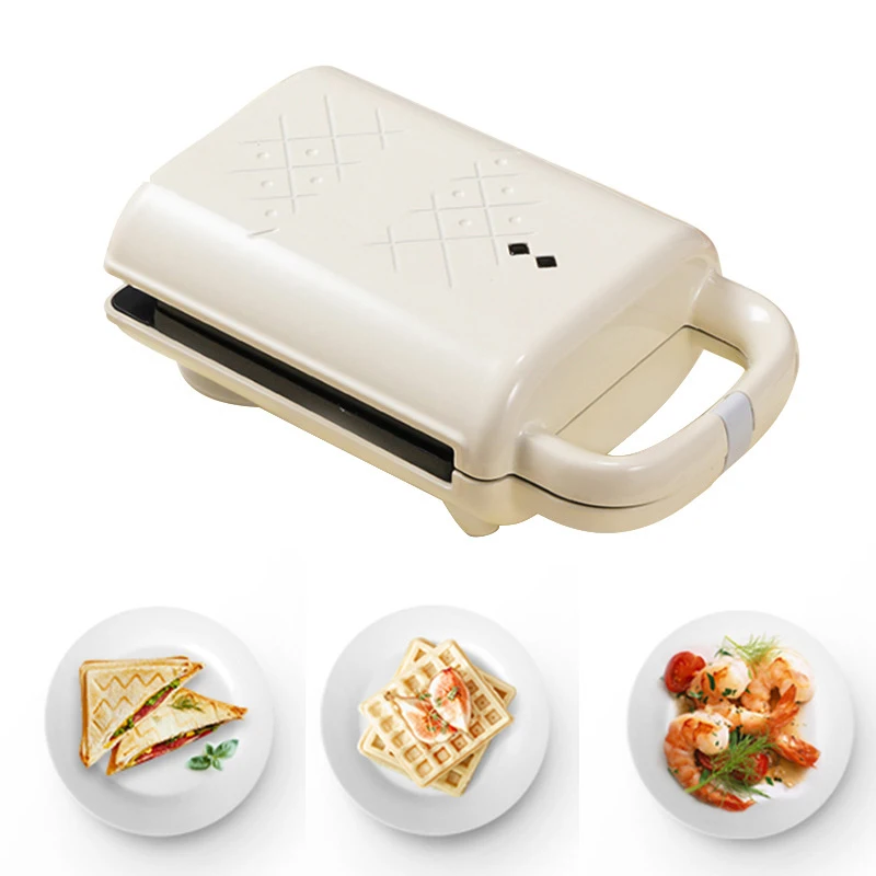 Mini Tragbare Frühstück Maschine Sandwich Waffel Maker Blase kleine Ei Kuchen zwei Ofen Toaster 110V/220V EU/UNS Stecker