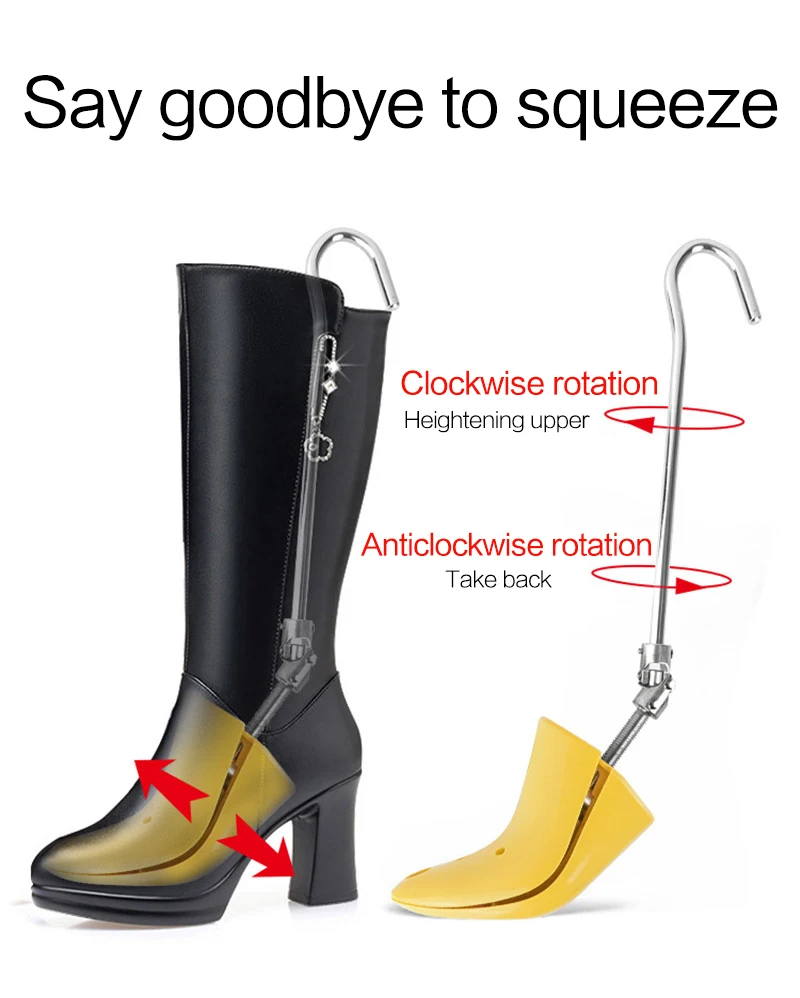 Schuhbäume für Stiefel, verstellbares Obermaterial, verbreiterter Damen-Schuhbaum, Shaper-Expander, professionelle Schuhspanner für Stiefel mit hohen Absätzen – Detail 2
