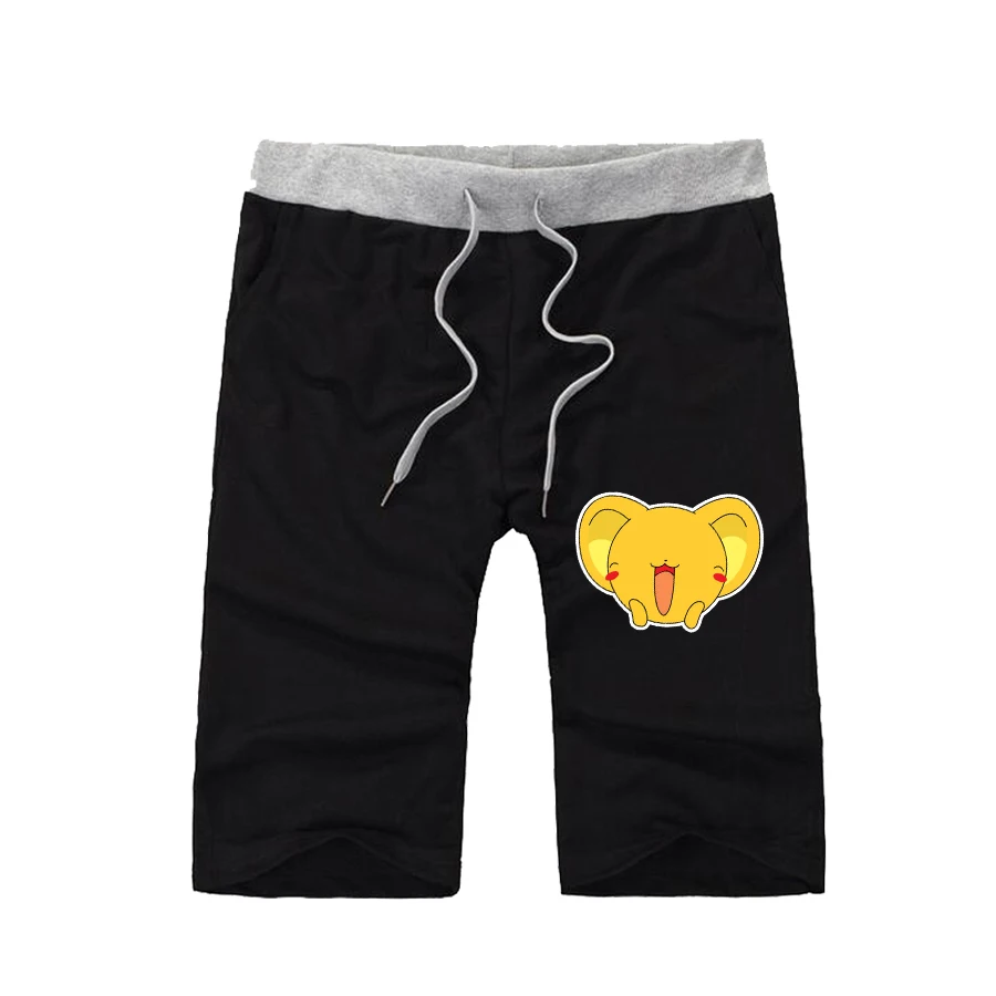 Anime Card Captor Sakura Shorts Mannen Korte Joggingbroek Workout Solid Knielengte Korte Broek Casual Shorts Tieners