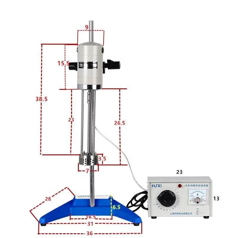 220V40L Lab High Shear Blender Cosmetic Homogenizer Emulsion Mixer Rotor Stator Emulsifying Machine for CosmeticCream JRJ300-D-1
