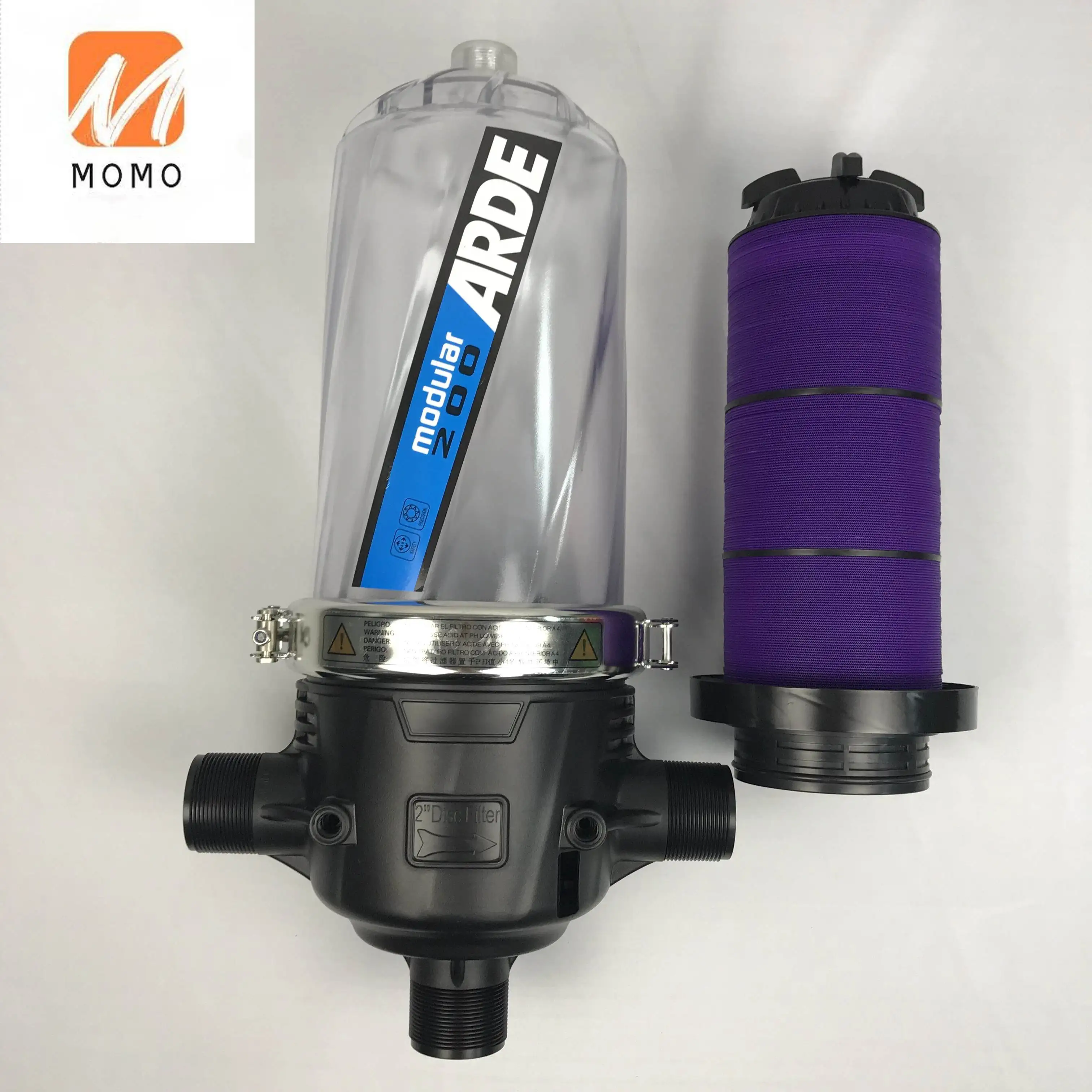 Chinese manufacturer supply farm drip irrigation system 2 inch 63mmT type drip irrigation water disc filter