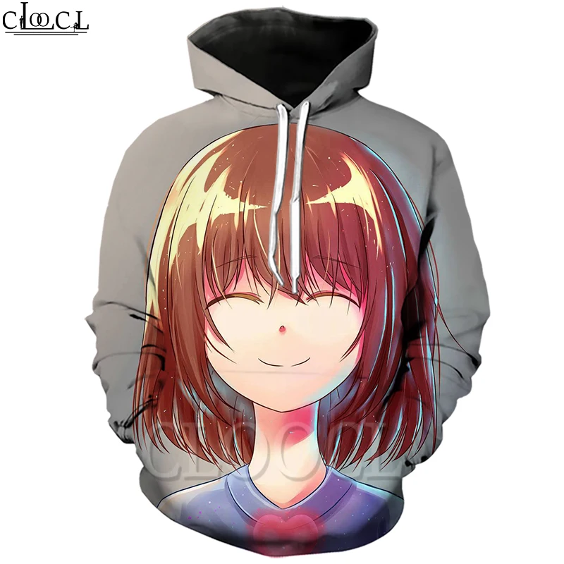 CLOOCL Hoodie Undertale Game Klasik Gambar Cetak 3D Kaus Jogging Fashion Pria Wanita Atasan Pakaian Pasangan Streetwear Kasual