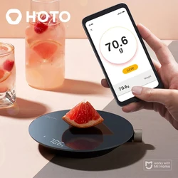 Bilancia da cucina intelligente HOTO, bilancia elettronica APP Bluetooth, bilancia meccanica, strumento di misurazione della pesatura degli alimenti, Display digitale a LED