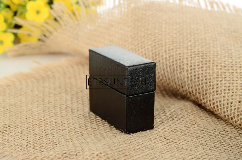 120pcs Rectangle Black Paperboard Ring Box Jewelry Gift Storage Boxes Wedding Engage Ring Display Box