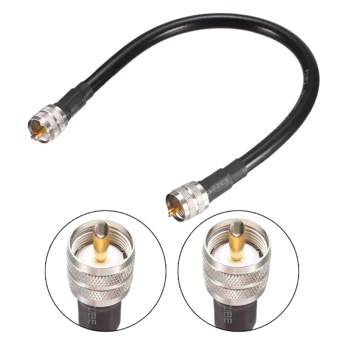 RG213 Cable 1/1.5/2/3/4/5/6Ft UHF Male PL-259 to UHF Male PL-259 Low Loss RG213 Coax Jumper Cable Coaxial Extension Cable