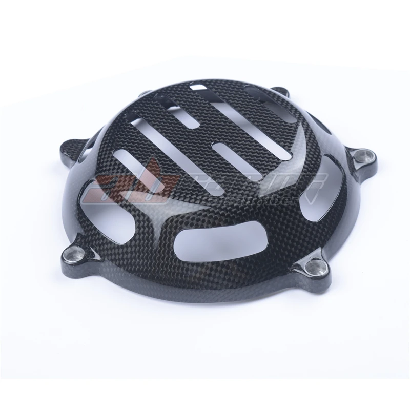 Side Engine Generator Clutch Case Cover Fairing ( Dry Clutch ) For All Ducati  Full Carbon Fiber 100%