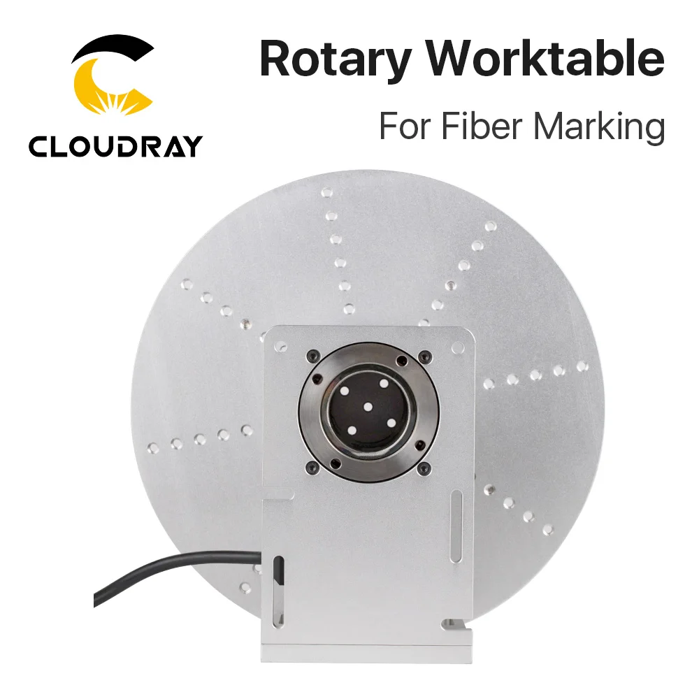 Cloudray Rotary Worktable Diameter 300mm Working Area Rotry Device + DM860S Driver for Fiber & Co2 DIY Marking Expansion Axis